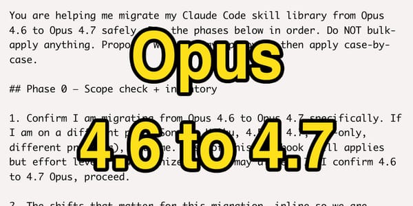 Opus 4.7 Feels Like a Downgrade? Here's the Prompt That Fixes It